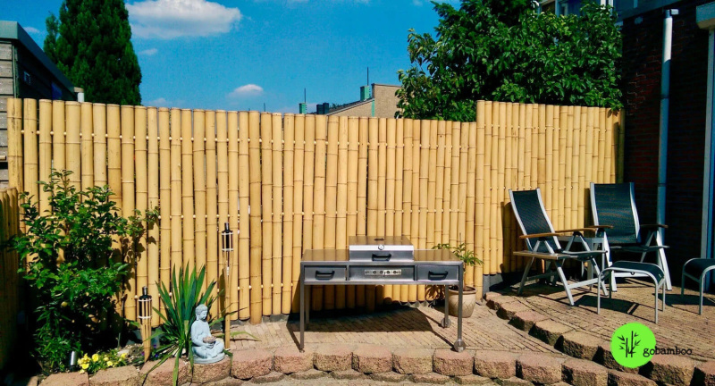 inspiracia bambusový plot